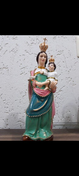 Nossa Senhora da Esperança , 30 cm com Coroa