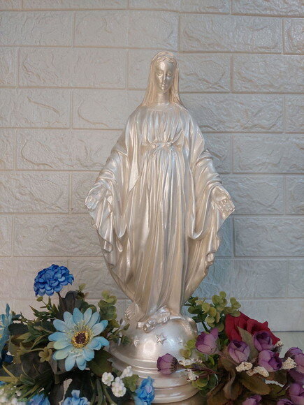 Nossa Senhora das Graças 30cm Casamento , Noiva