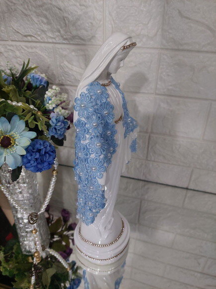 Nossa Senhora das Graças 30cm Casamento , Noiva