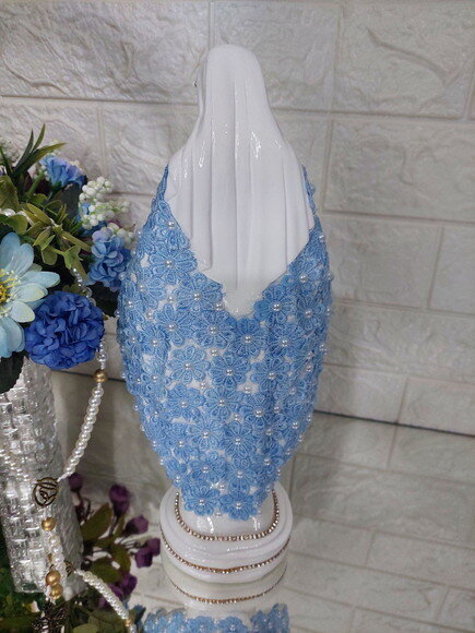 Nossa Senhora das Graças 30cm Casamento , Noiva