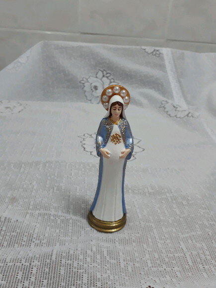 Nossa Senhora Grávida 13cm