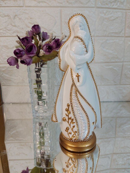 Nossa Senhora, Mãe, Colo de Mãe, 20cm.
