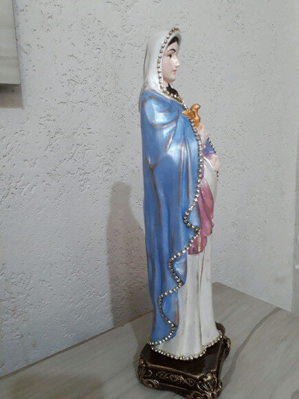 Nossa Senhora Grávida com Divino Espírito Santo, 30 cm