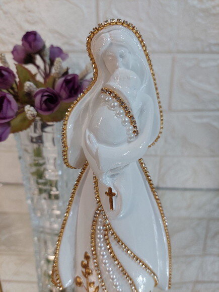 Nossa Senhora, Mãe, Colo de Mãe, 20cm.