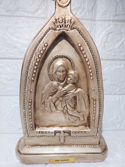Oratório Mãe Rainha em Gesso