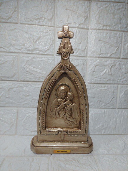 Oratório Mãe Rainha em Gesso