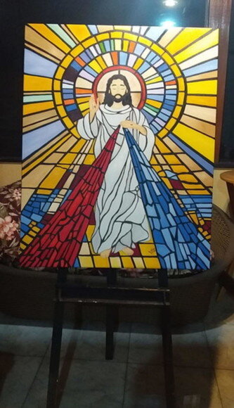 Painel Jesus Misericordioso - 0,80 x 1,00