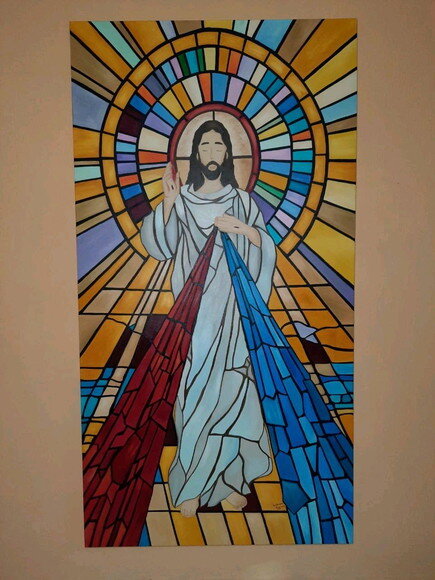 Painel Jesus Misericordioso - 0,95 x 1,80
