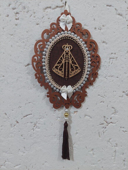 Pingente de porta com Nossa Senhora Aparecida