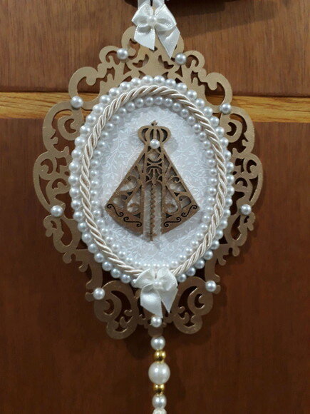 Pingente De Porta Com Nossa Senhora Aparecida