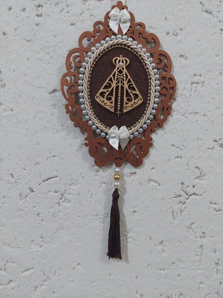 Pingente de porta com Nossa Senhora Aparecida