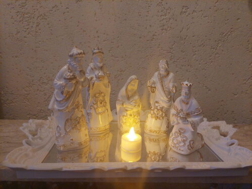 Presépio Marroquino , 5 Peças , 16cm, Presépio de Natal
