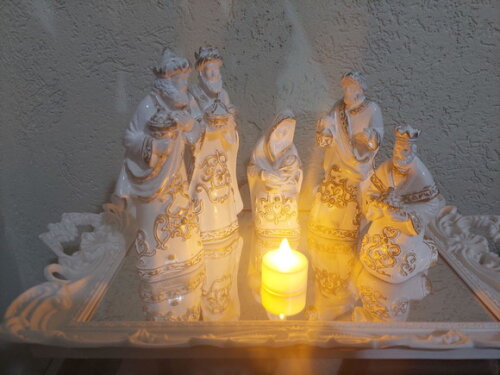 Presépio Marroquino , 5 Peças , 16cm, Presépio de Natal