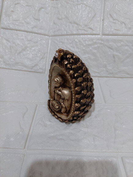 Presépio na Pinha , Gesso, Natal