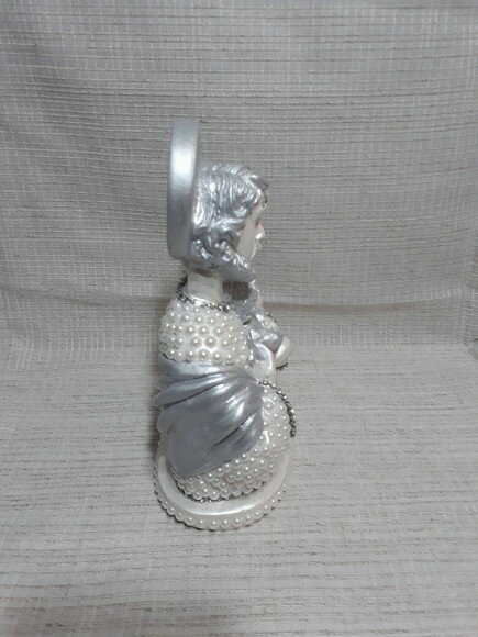 Sagrada Família busto 20cm com pérolas