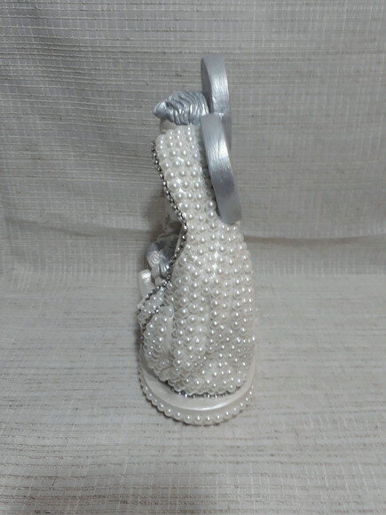 Sagrada Família busto 20cm com pérolas