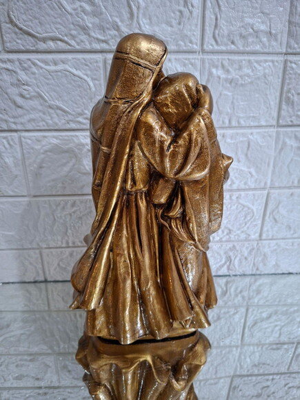 Sagrada Família de Nazaré , 30cm , o Beijo de José