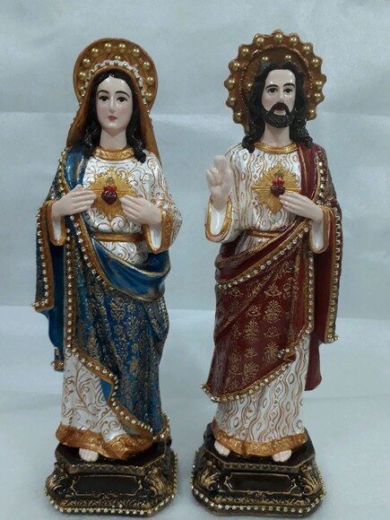 Sagrado Coração de Jesus e Maria 30cm