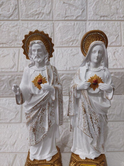 Sagrado Coração de Jesus e Maria 30cm