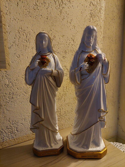 Sagrado Coração De Jesus E Maria, 40cm