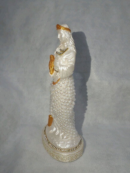 Santa Cecília 20cm - Padroeira dos músicos.
