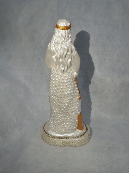 Santa Cecília 20cm - Padroeira dos músicos.
