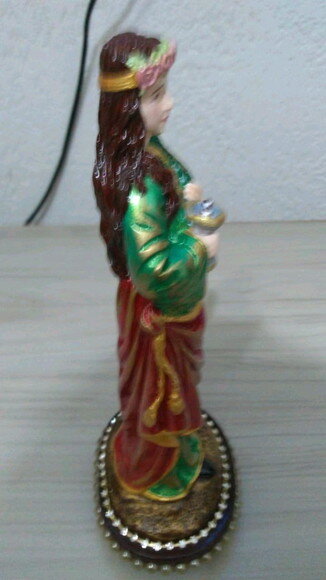 Santa Luzia 20cm - Protetora dos olhos.