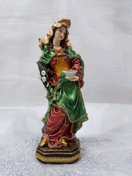 Santa Luzia 30cm - Protetora dos olhos.