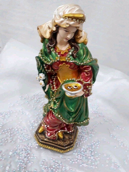 Santa Luzia 30cm - Protetora dos olhos.