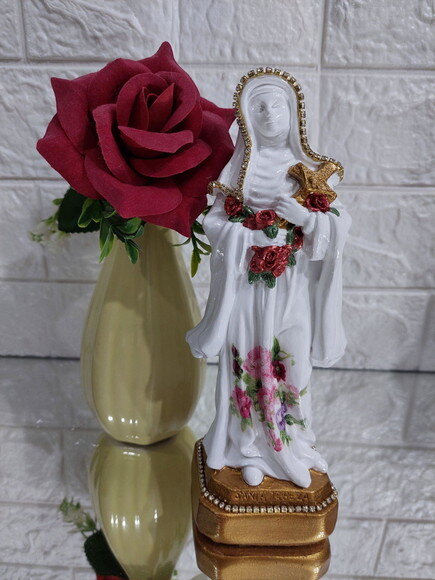 Santa Terezinha , 20 cm , Novena das Rosas