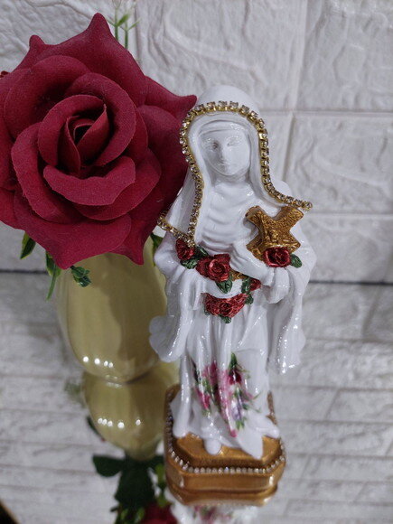 Santa Terezinha , 20 cm , Novena das Rosas