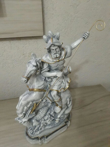 São Jorge barroco, 40cm.
