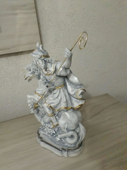 São Jorge barroco, 40cm.