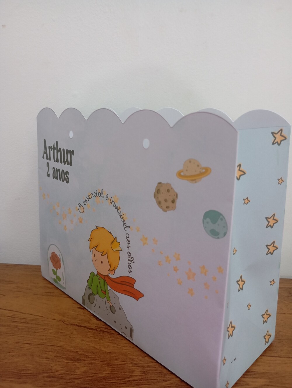 20 unidades Sacolinha personalizada Tema o pequeno príncipe