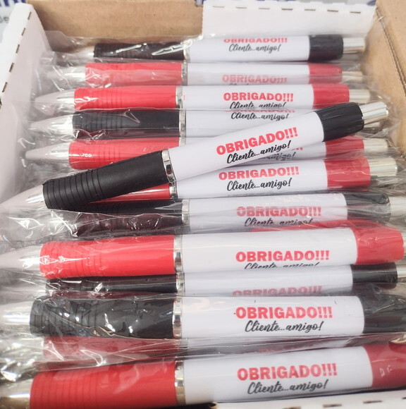 Caneta Personalizada Com Sua logomarca (50 canetas)