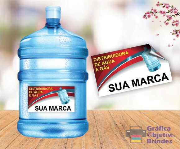 Adesivo Personalizado I Etiqueta para Galão de Água (1.000)