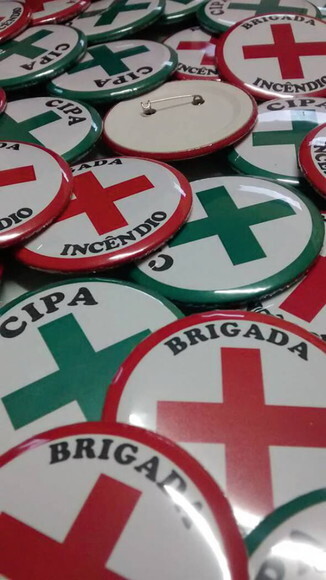 Botton Personalizado Brigada de Incêndio Brigada Emergência