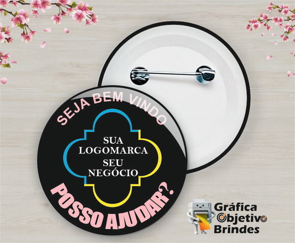 Botton Personalizado para Loja e Comércio