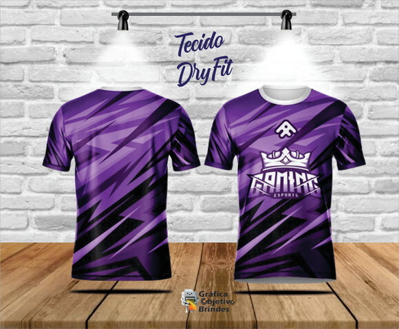Camiseta Personalizada Total Frente e Costas - Arte Grátis