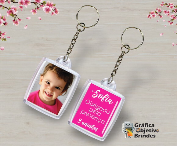 Chaveiro Personalizado - Lembrancinha de Aniversário
