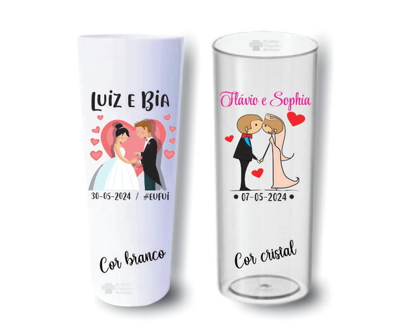 Copo Long Drink Personalizado para Lembrancinha de Festa (100 cop