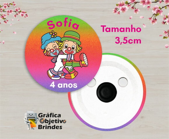 Imã de Geladeira para Lembrancinhas de Festa Infantil