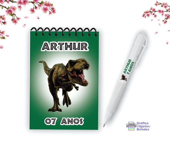 Kit Lembrancinha Personalizada Festa Dinossauro