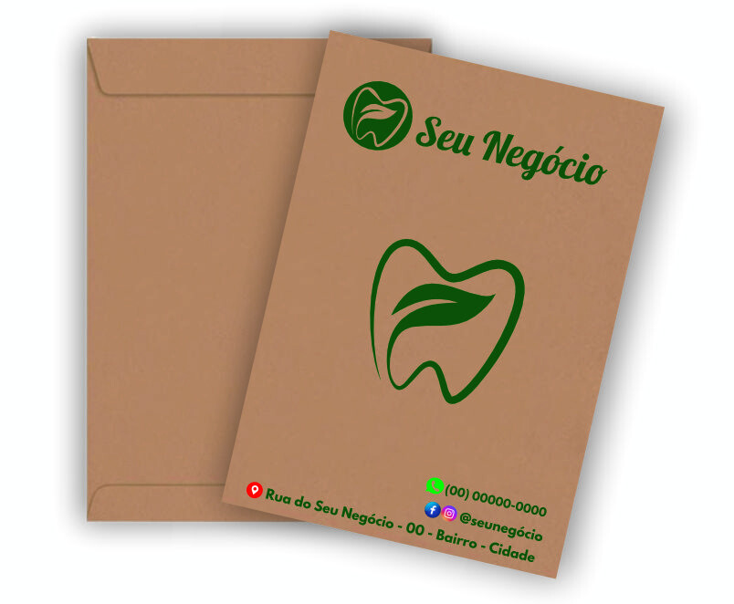Envelope Personalizado com Logomarca 1 Lado - 25x17,6cm - 250 uni
