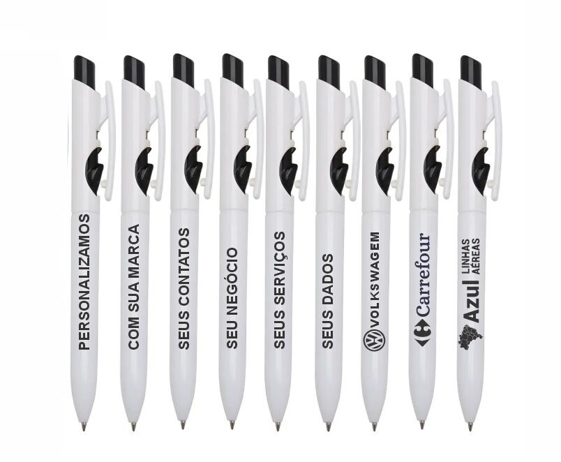 Caneta Personalizada para Brinde ou Lembrancinha (100 canetas)