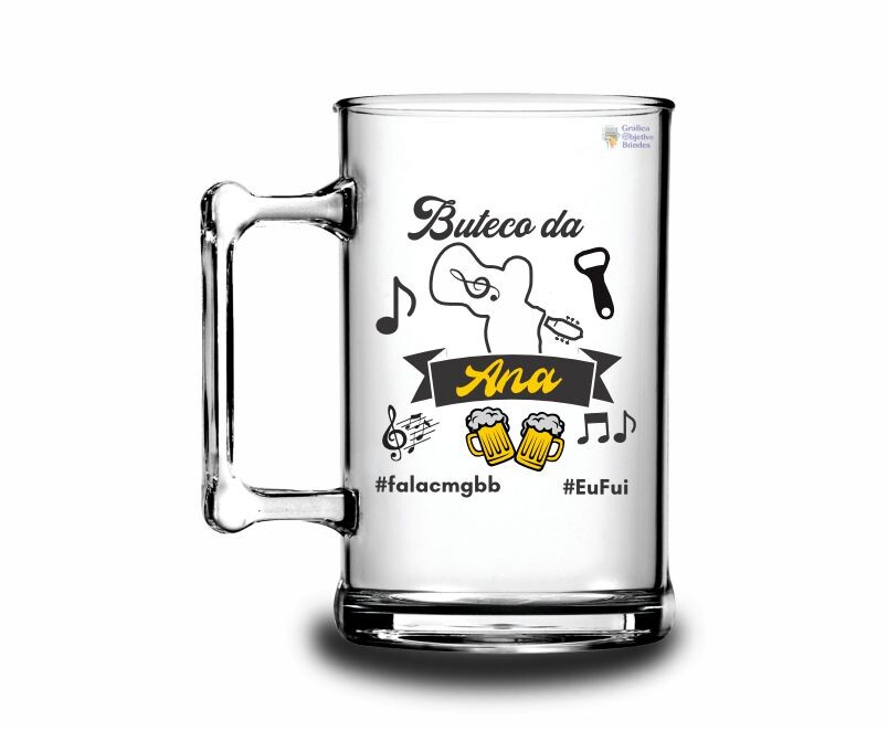Caneca de Chopp Personalizada para Lembrancinha de Aniversário e