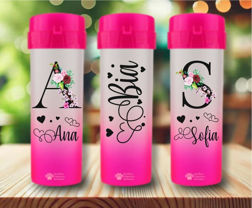 Garrafa Personalizada para Brinde Lembrancinha Presente Personali