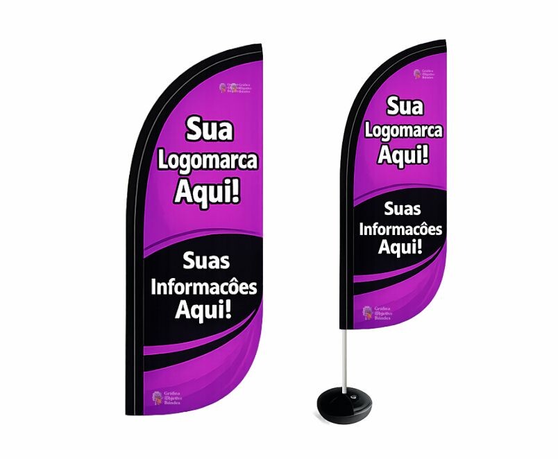 Wind Banner Personalizado Completo para Divulgação e Promoção