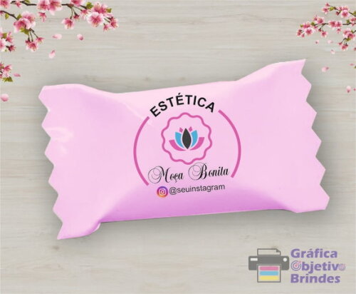 250 Balas Personalizadas com Logo Brindes e Lembrancinhas
