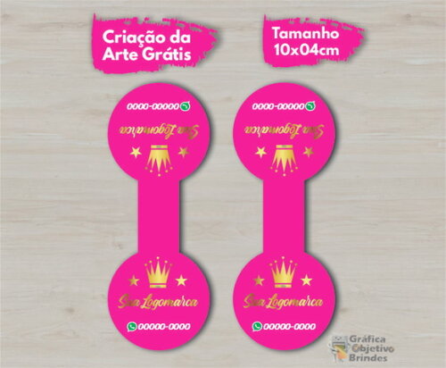 500 Adesivos Lacre Fecha Sacola Personalizados